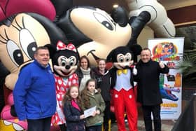 The Cawley family who won the trip to Eurodisney last year