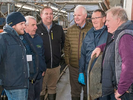 At a Teagasc / Animal Health Ireland (AHI) CellCheck on farm event supported by Tipperary Co-op on the farm of Peter Hughes and Paul Maguire, Carron, Tipperary Town, speakers Paul Maguire, host; Jimmy