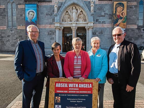 Philip Mortell, Sr. Therese Barry, Angela O’Mahony, Josephine Murray and Fr Seamus Enright PICTURE: Sean Curtin