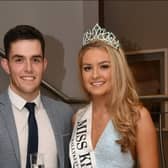 Kilkenny hurler, Paddy Deegan, and Miss Kilkenny 2019, Emma McEvoy, pictured at the Springhill Court Hotel where the charity fund-raising Wedding Dress Ball takes place on Saturday, November 2.  Photo