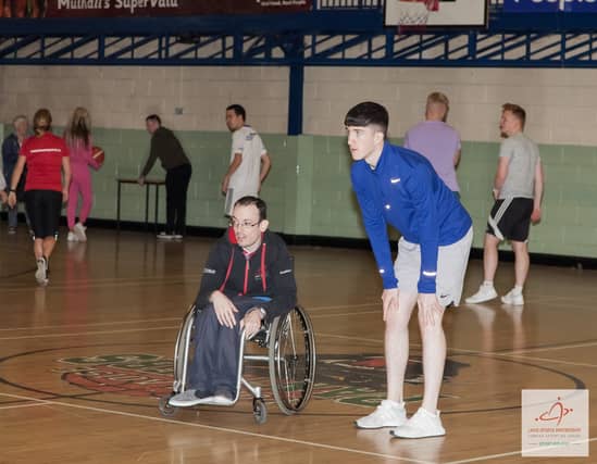 A multi-activity day by Laois Sports Partnership in St Mary's Hall in 2026 saw big numbers.