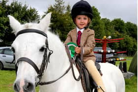 Edel Geoghegan and Sneezy at a previous show. Photo Aishling Conway