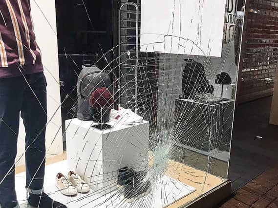 The window at River Island, one of the targeted outlets