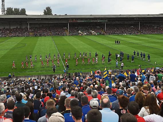 The family had come to Limerick to support Tipperary v Cork in the All-Ireland U20 final PICTURE: Sportsfile