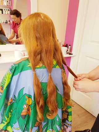 She told KildareNow: "When she was 8 or 9 she blurted to me one day that she was going to grow her hair and donate her beautiful hair to a kids cancer charity. I was blown away by her thoughtfulness. Here she is getting her hair cut, ready to send off to The Little Princess Trust. Grace put her trust in the lovely Leanne from Stylez 'n' Smilez in Staplestown to do the job."
