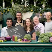 Horticultural therapist Fiann Ó'Nualláin; Alan McGrath of Health Stores Ireland; Chef Oliver McCabe; Martha Brennan of Health Stores Ireland; Gerald Culhane of Health Street, Gerald Culhane of Health