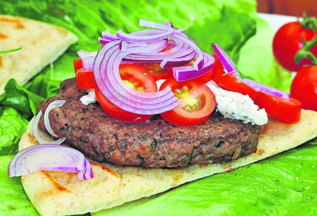 Lamb burgers are delicious
