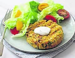 Serve in a bun or with your favourite salad.