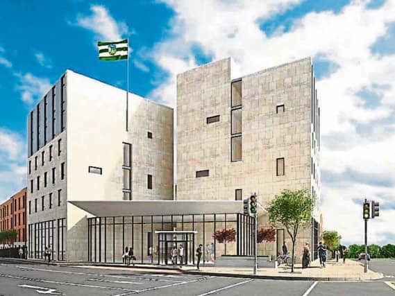 An illustration of how the development at Punches Cross might look