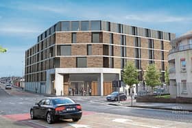 An architect's impression of how the building would look