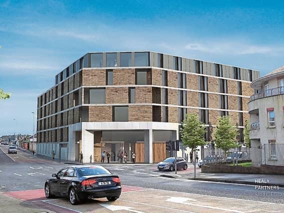 An architect's impression of how the building would look
