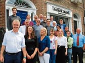Staff members pictured before the recent move to Glentworth Street
