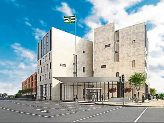 An architect's impression of the proposed Punch's Cross development