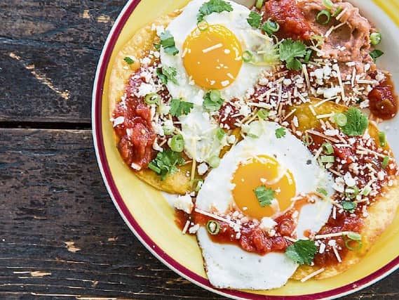Everything in the pan: Huevos rancheros is perfect when getting rid of those leftover pieces in the fridge
