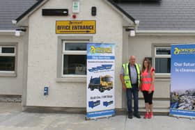 The message is clear from Shaun and Donna - our future is cleaner at Donegal Waste Picture: Matt Britton