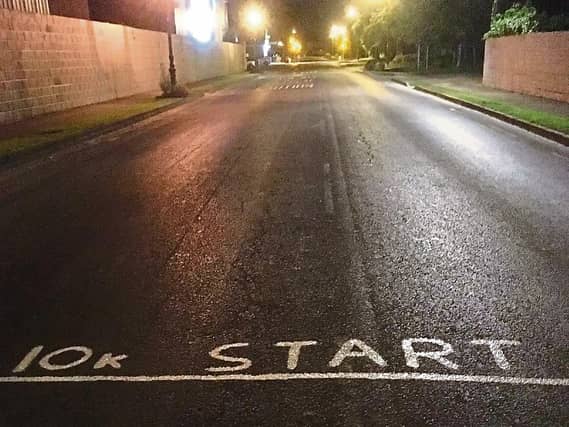 On your marks. Everything is in ready for the mad rush at the start of the Coillte 10K at Dundrum on this Wednesday evening, July 3.
