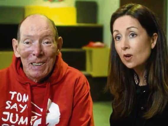 Tom Moran with his daughter Tracey