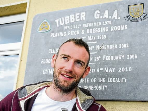 A relaxed Liam Moreton at training in Tubber Co Offaly Picture: Willie Donnellan