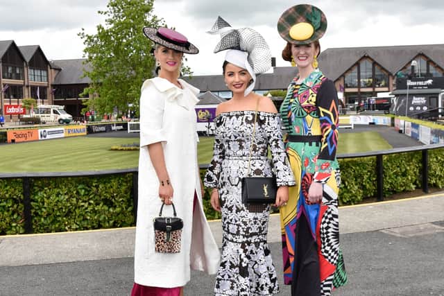 Thursday winner of Punchestown Best Dressed Lady competition hailed from Kilkenny - Sarah Cass. Sarah is a busy midwife in the Rotunda Hospital and originally comes from Gowran. She has being on the Best Dressed Ladies circuit for 12 years now and can regularly being seen at Punchestown, Galway, The Dublin Horse Show and nearer to home Gowran Park. She describes her personal style as vintage and her inspiration is from Hollywood glamour. On the final day Sarah wore a black and white dress from Marchesa Notte, an American designer. She also likes to support local and has previously won at the Dublin Horse Show with a Ted Baker outfit from Pauls Kilkenny.