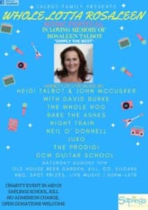 Acts include: Heidi Talbot and John McCusker with David Burke, The Whole Hog, Rake The Ashes, Night Train, Neil O'Donnell, Juko, The Prodigi and DCM Guitar School.