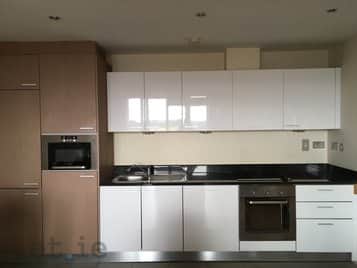 The apartment in the Whitewater Plaza area comprises of a fully-fitted kitchen, living room, two double bedrooms and a main bathroom.