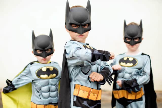 The Kildare school, whose well-known past pupils include singer/songwriter Damien Rice, turned into a great gathering of heroes, villains and mutants, who all made their own costumes before they flew or zoomed to class for their Hunger Heroes Day using their incredible powers.