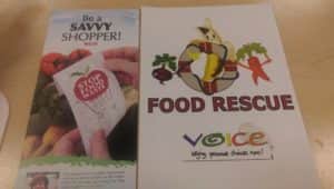 Gillian also encouraged shoppers to clear out the fridge before they shove in newly purchased goods. “Bring the older goods to the front of side of fridge and press, put the newer foods in behind”. Ballymore Eustace Tidy Towns in conjunction with Voice and Stop Food Waste hosted the event, with Supervalu supplying the ingredients used.