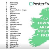 52 towns to go poster free this local election