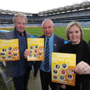 Paul Williams is pictured withHubert McHugh and Valerie Cogan.