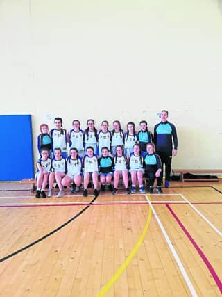 The Abbey Community College junior girls who participated the All Ireland basketball playoffs in Scoil Chonglais, Baltinglass, Co Wicklow on Monday, April 1.