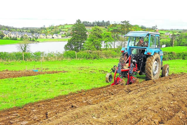 One of the competitors pictured at previous ploughing championships.