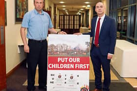 Tim Hourigan, LAP, with Cllr Daniel Butler at the meeting