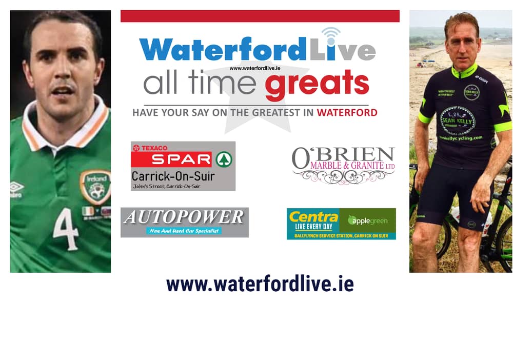 VOTE: Waterford's All Time Greats quarter-final: John O'Shea v Sean Kelly
