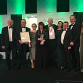 Members of Waterford City and County Council with the winning Waterford Crystal team