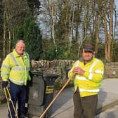 Clean sweep: Joe Lyons and Tony Kennedy