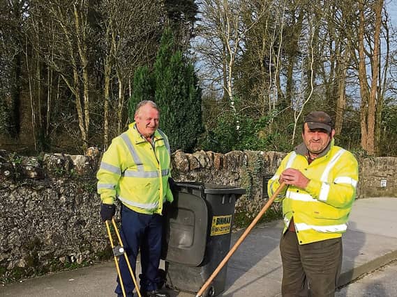 Clean sweep: Joe Lyons and Tony Kennedy