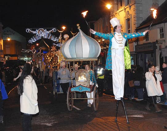 Photo from last year’s Frostival parade in Dundalk