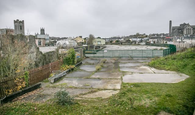 The site of the proposed temporary carpark