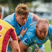 Cup final time: Garryowen's Andrew Keating supported by Sean Rennison, will be in action on Saturday against Cork Con  in the Munster Senior Cup final at Thomond Park