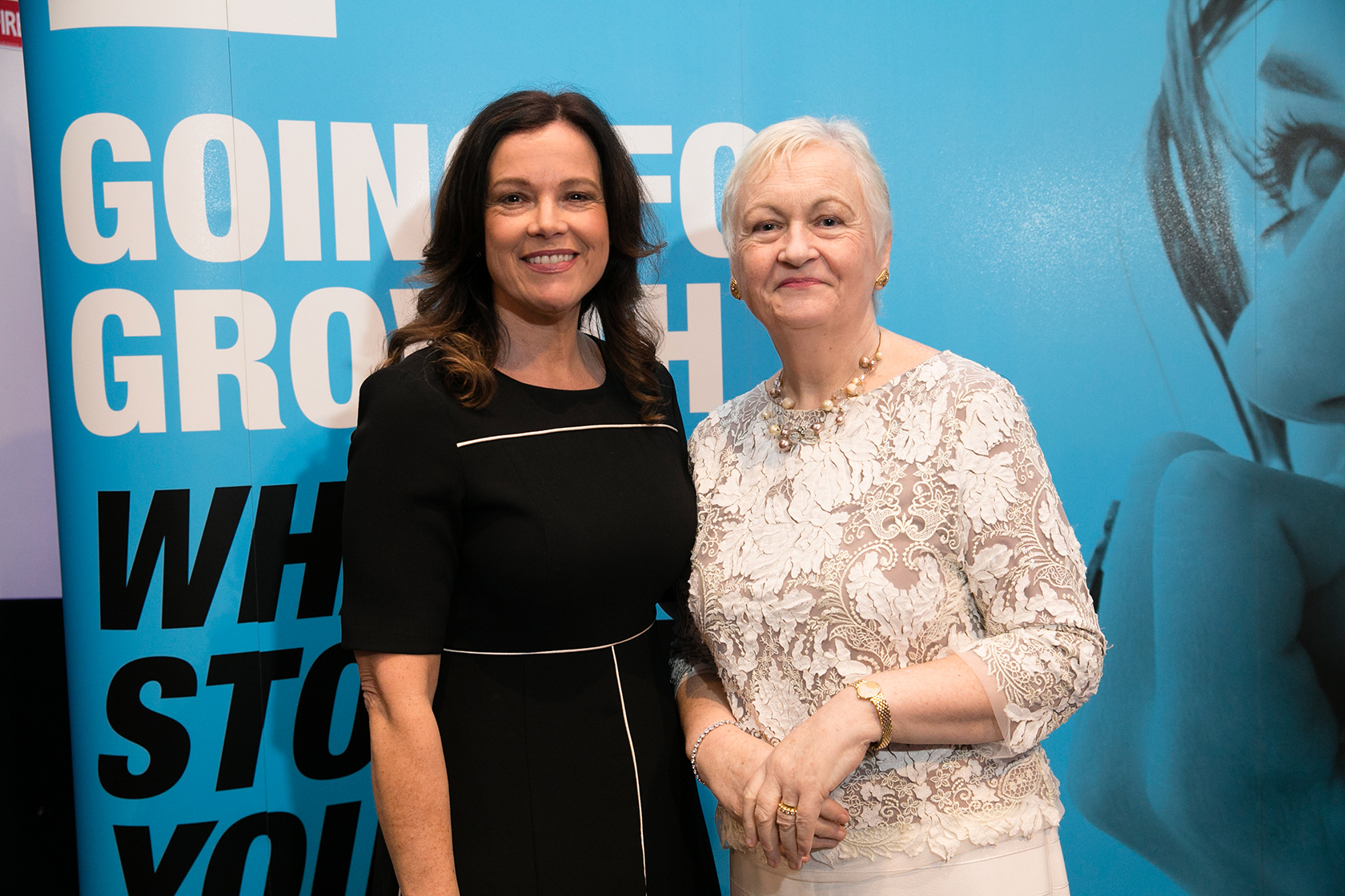 Héléne Broderick of Héléne Broderick Interiors with Paula Fitzsimons, Director of Going for Growth