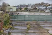 The proposed site of the temporary car park and coach park
