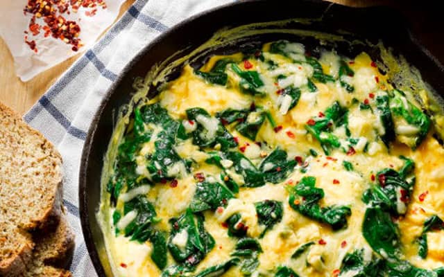 Five minute scrambled eggs.