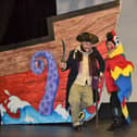 Long John Silver (Keith Robinson) and Polly (Emer McShea) from the Treasure Island Panto which runs in the Abbey Arts Centre, Ballyshannon from the 8th to 15th December PICTURE ANDREA WHELAN