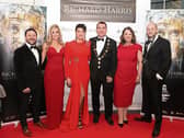 Mayor of Limerick City and County Cllr James Collins and his wife Eileen, centre, at the gala awards night with Zeb Moore, Muireann Dennehy, Sylvia Moore and Rob Gill