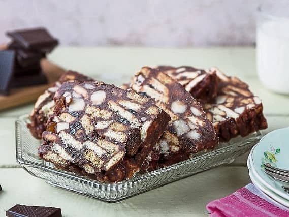 Rich tea or digestive biscuits are traditionally used in biscuit cake but do feel free to try gingernuts or, for a more adult treat, amaretti biscuits