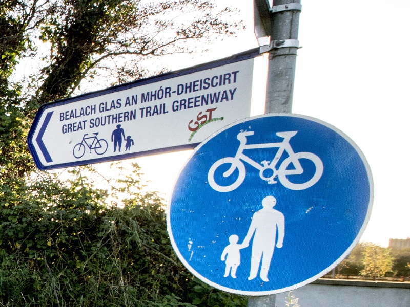 A section of Great Southern Greenway in County Limerick has been closed after a car accident