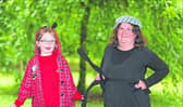 The Ladybird and the Spider; Lily May Smyth and Ann Gerety Smyth as their favourite Roald Dahl characters at a recent event in the Ardagh Heritage Centre celebrating the author's 102nd birthday.  Phot
