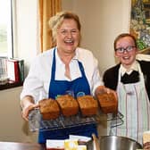 Bláithín Herbert with her niece, Faye, in the kitchen Picture: Adrian Butler
