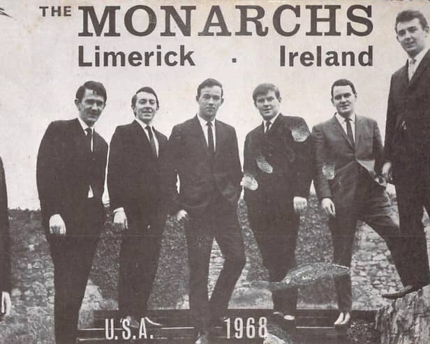The Monarchs were a big draw in Limerick's showband world in the 1960s