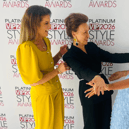 Pictured with me are Sorcha O'Dowd and Ciana Aspell of Canella Lane Boutique in Cork at the launch of the VIP 2026 Style Awards